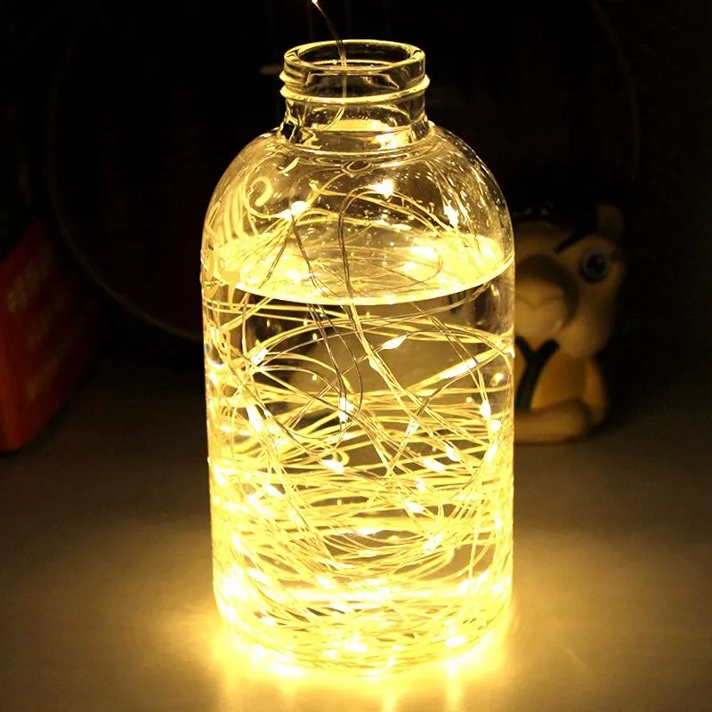 

LED Ambient Lights Warm String 5M 50LEDs Lights Fairy Light USB Battery Case Remote Control Bedroom Dorm Wedding Party