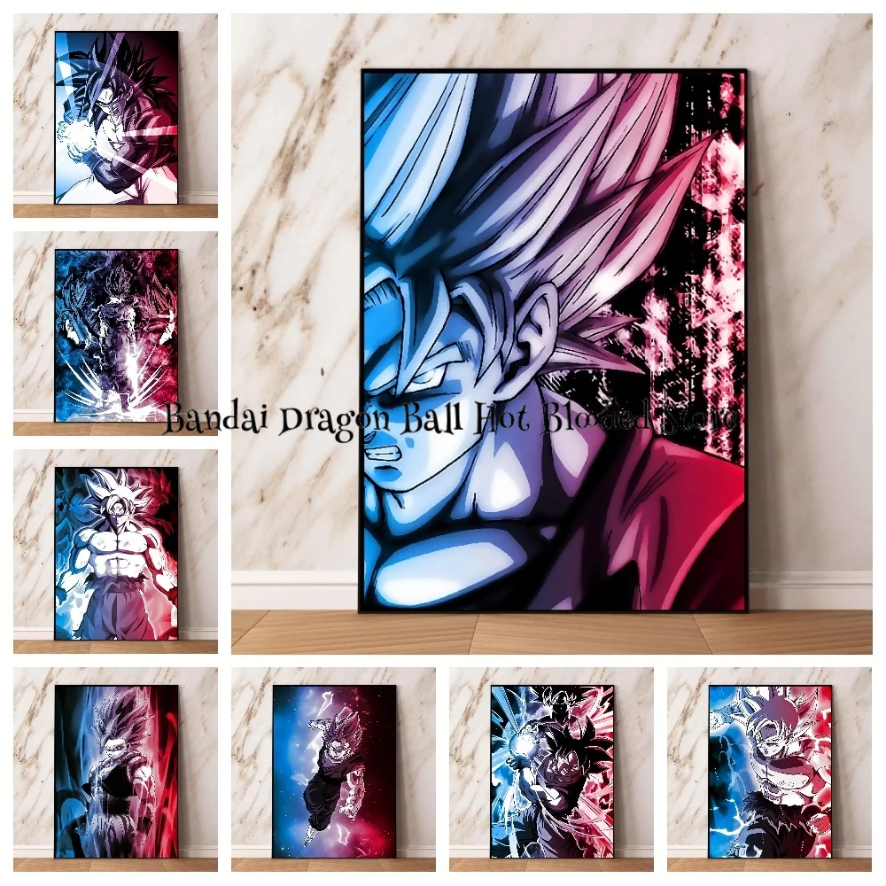 Canvas Wall Art Dragon Ball Goku decorazione Hanging Classic Poster Picture regali di compleanno estetica Poster Room decorazione della casa