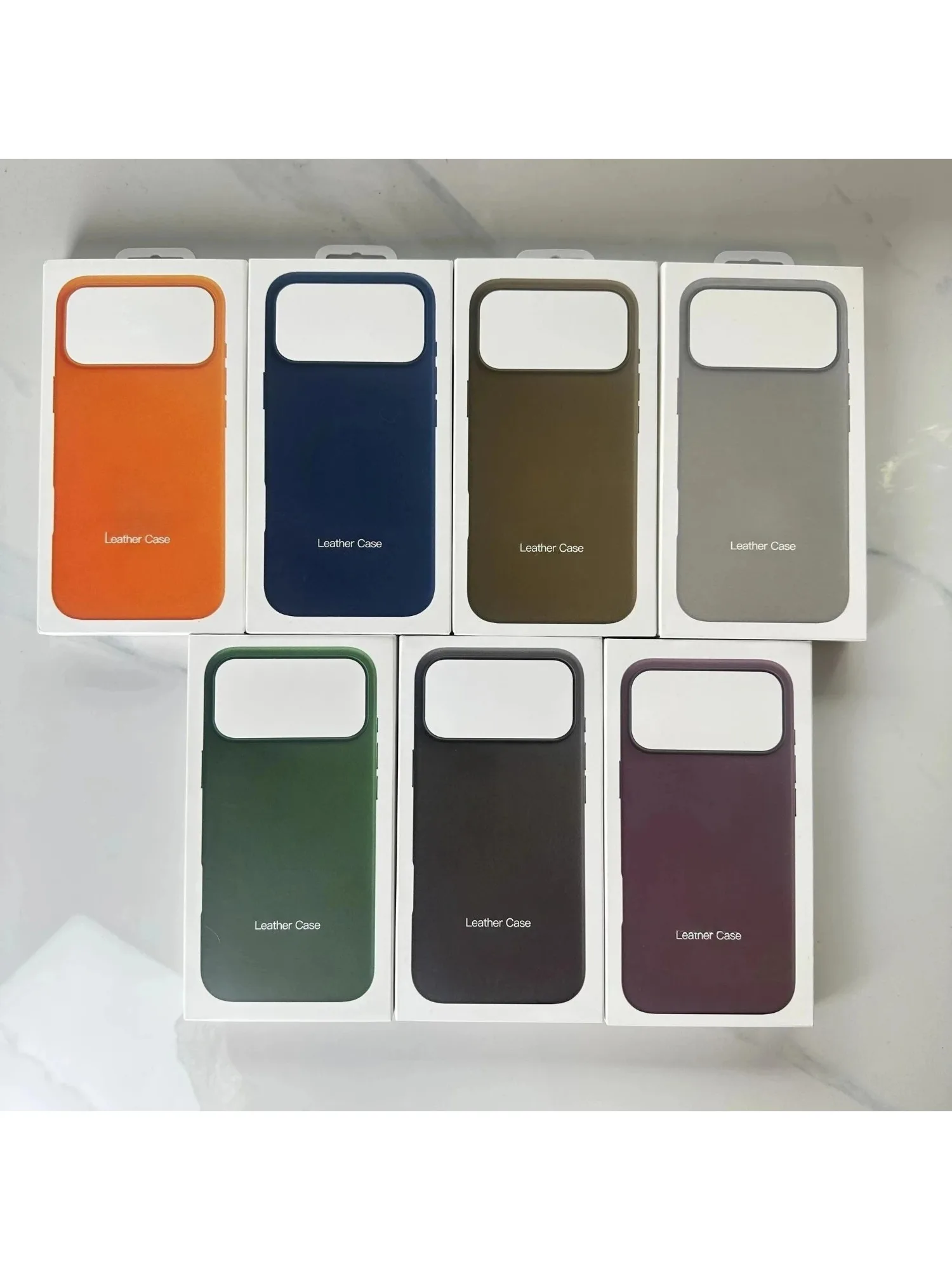 Zakelijke Officiële 1:1 Lederen Case voor MagSafe Oplaadcase voor iPhone 17 Pro Max 16 15 14 13 Pro Max Originele Anti-Drop Cover - afbeelding 2