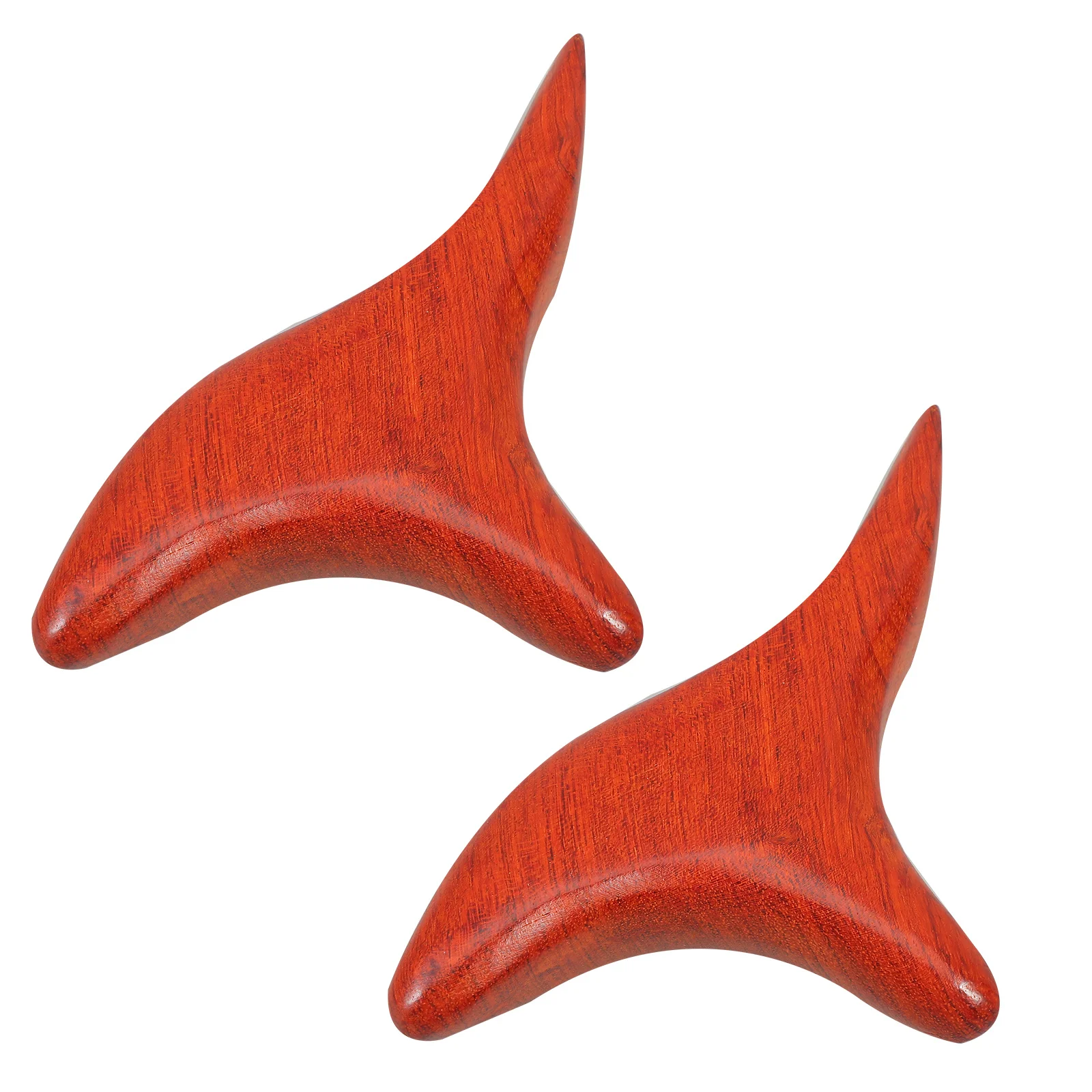 

2pcs Wooden Massage Rod For Back Neck Waist Legs Arms Body Trigger Point Therapy Lightweight Travel Skin Care Massager Tool
