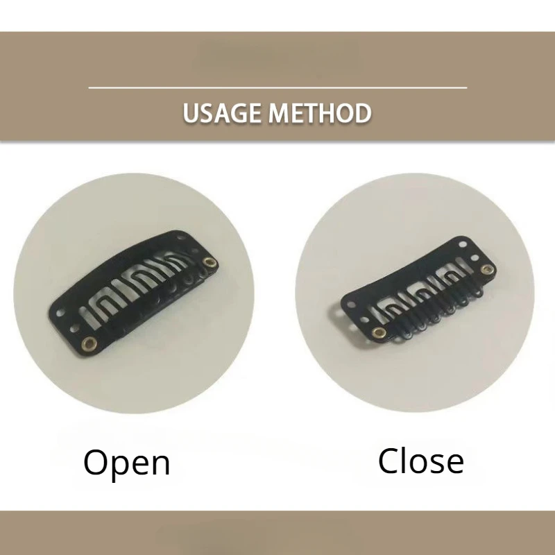 Fashion Color Hair Pieces Hanging Ear Dye Hair Extensions Color Strips One Clip Long Hair Extensions for Woman Daily Use