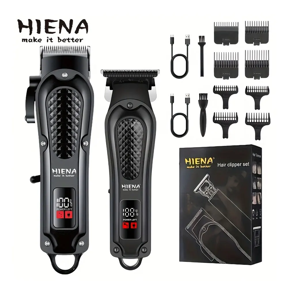 Elektrisches Haarschneiden, professionelles elektrisches Haarschneidemaschinen-Set, wiederaufladbarer Haarschneider, Rasierer für Männer, USB-Aufladung, Bartrasierer