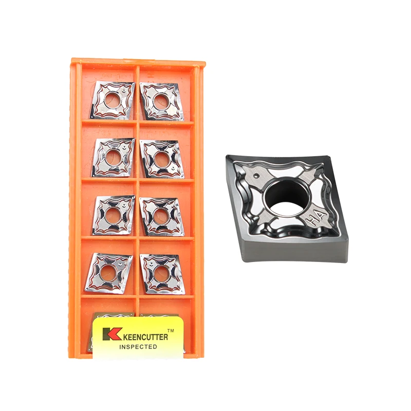 CNMG120404 CNMG120408 H01 Carbide Insert for Aluminum MCGNR/L External Turning Tool Blade Lathe Parts CNC Cutter