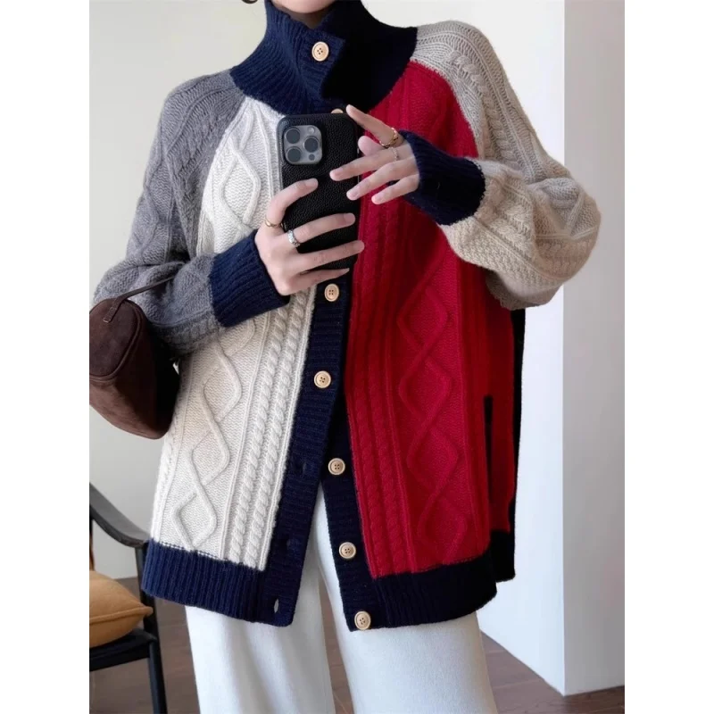 

Dongguan Daliang Высококачественный вязаный свитер-кардиган Ранняя весна Jaet без катышков Новый трикотаж с южным маслом 2025 Long Sve Hig...