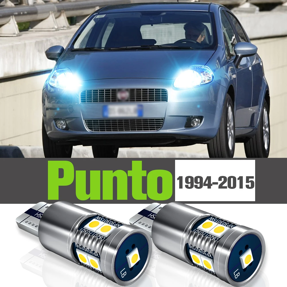 

2x LED Parking Light Accessories Lamp For Fiat Punto 1994-2015 2002 2003 2004 2005 2006 2007 2008 2009 2010 2011 2012 2013 2014