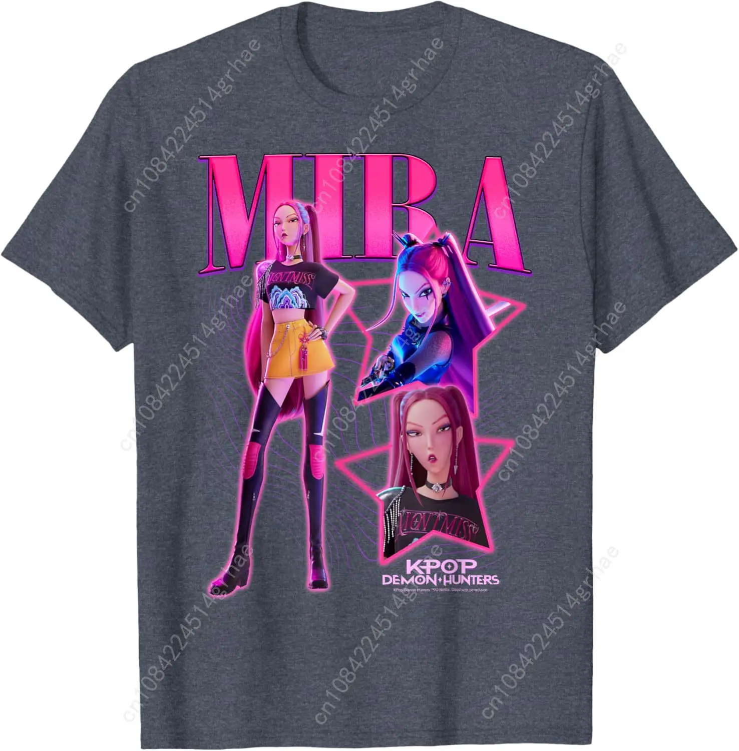 Camiseta con póster estilo Y2K de Halloween Mira Showcase