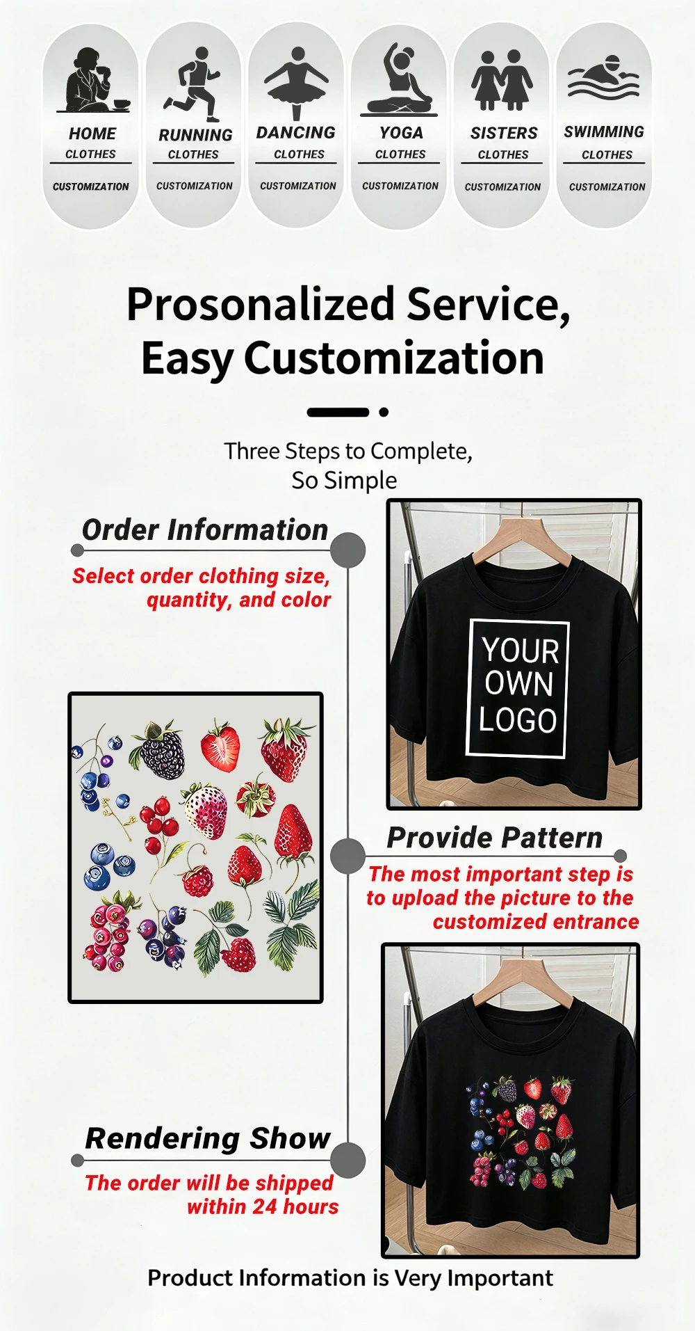 Individuelles Logo Bild Damen Crop T-Shirt Y2K Übergroßes Kurzarm-T-Shirt Bequeme Baumwolle DIY T-Shirt Sommer Strand Streetwear – Detail 1