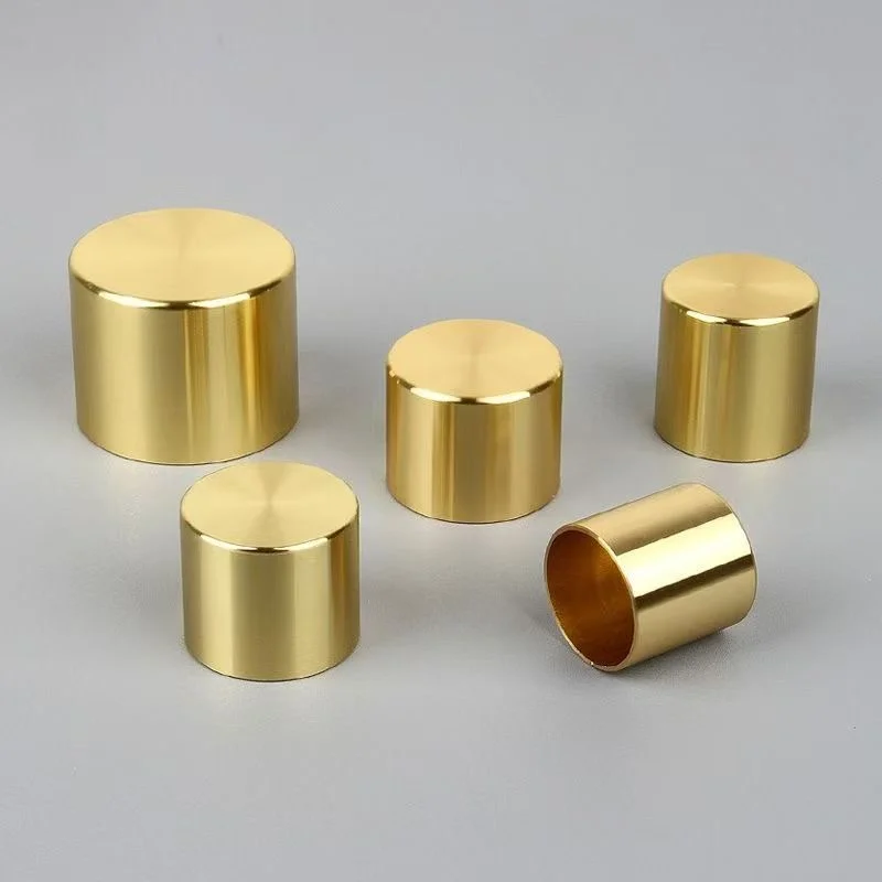 Brass Protective Cap Circular Sealed Bottom Metal Cover for Furniture Chair Sofa - Home Decor And Furniture Protection