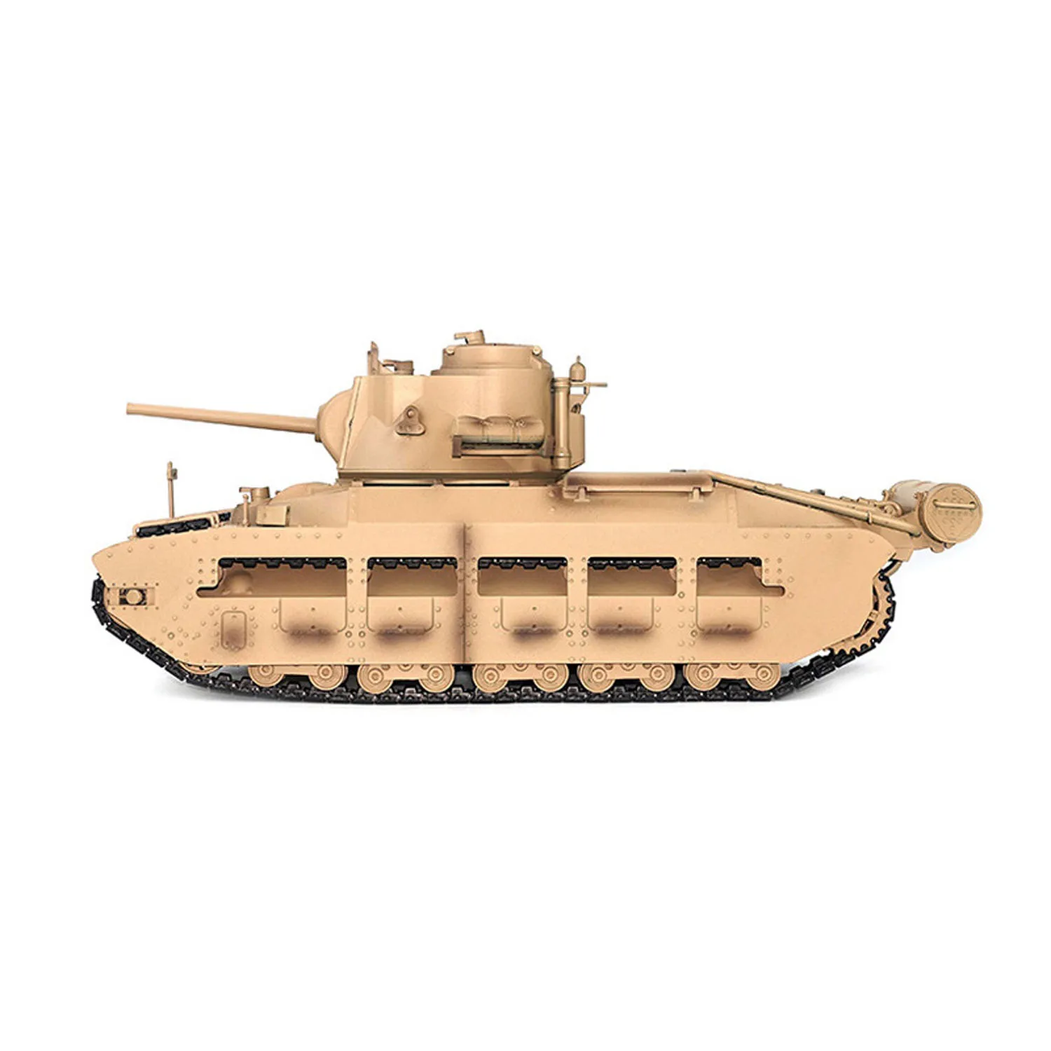 1/16 Tongde دبابة عسكرية للتحكم عن بعد Matilda III IV برج دوران 320 درجة أضواء الأشعة تحت الحمراء الأصوات RC نموذج كهربائي وحدة الدخان