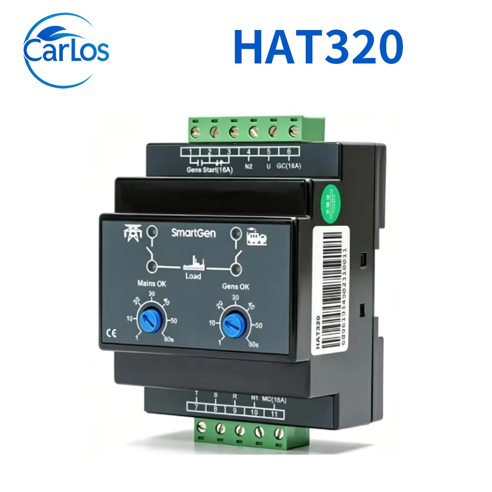 Original SmartGen HAT320 hat310 ATS Controller Generator Dual Power