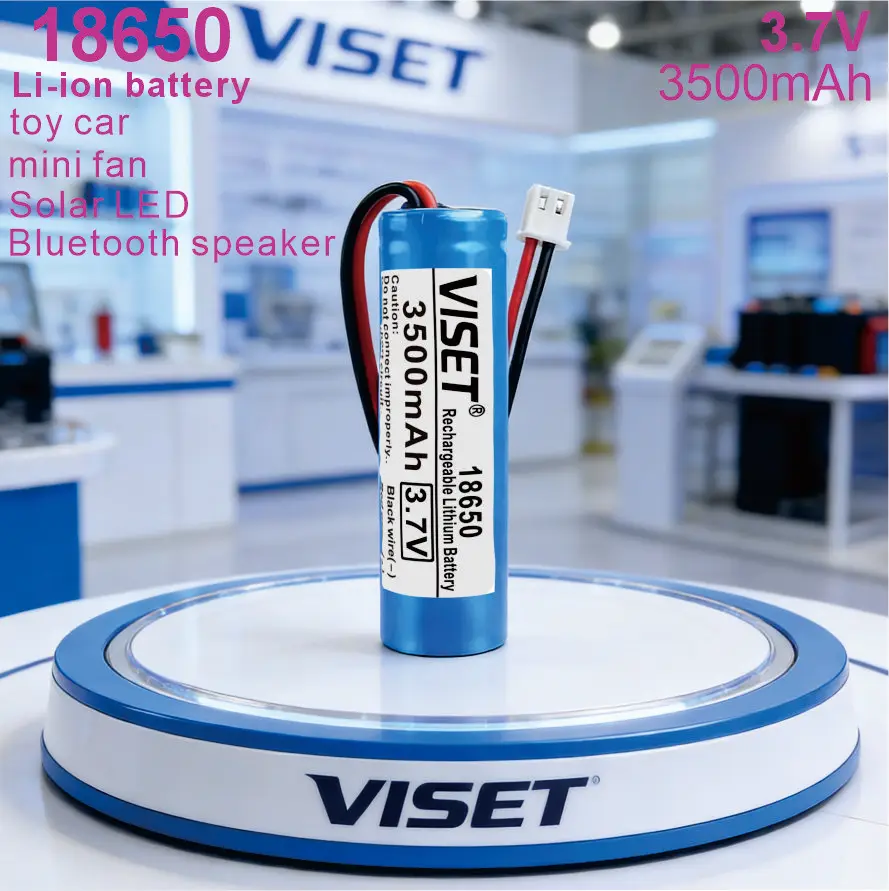 2026 New PH2.0 plug 18650 lithium ion rechargeable battery 3.7V 3500mAh with PCB for speakers radios headlights toys etc. 4.2V