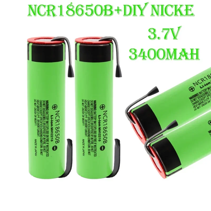 2023new hochwertige 2-20pcs ncr18650b 3400mah Batterie 3,7 V wiederauf ladbare Li-Ion 2. 7 v18650Batterie 3,7 mah DIY nicke vers