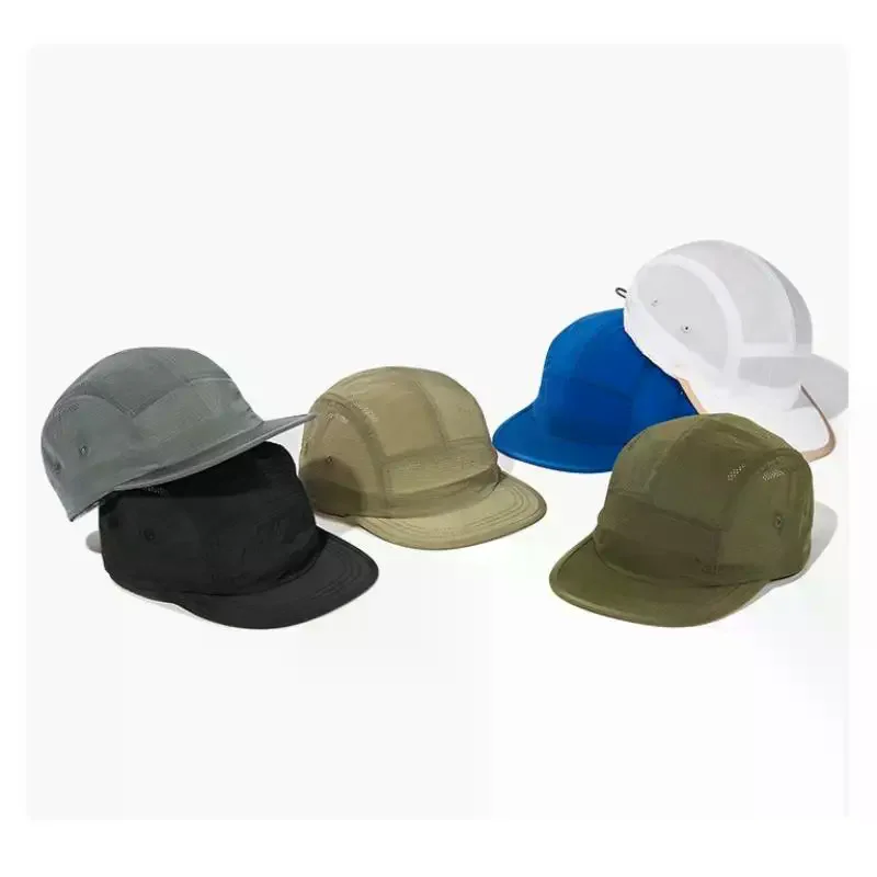Ultra-light 40g Quick Dry 5 Panel Cap Men Women Sun Hat Foldable Soft Brim Breathable Outdoor Running Sports Baseball Cap