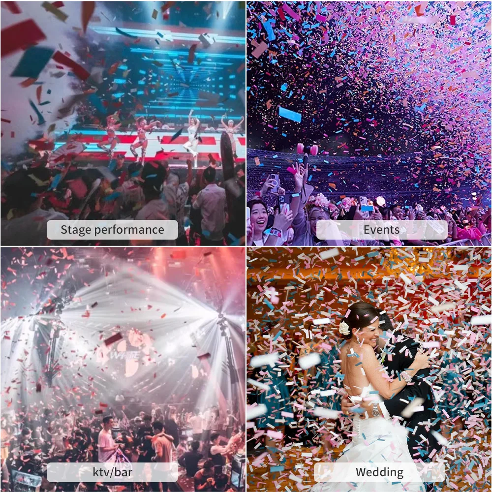 250W   metal professional party DJ ribbon machine double head special  dry ice, control multi-color light fan