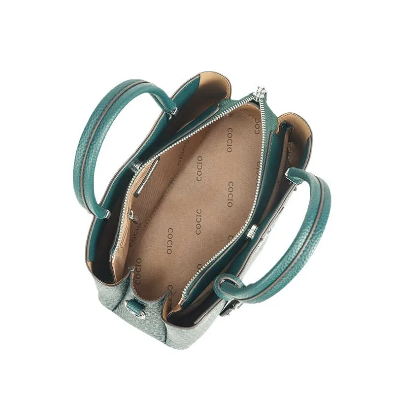 Стильная кожаная большая сумка для женщин, дизайнерская сумка через плечо, элегантная женская сумка через плечо