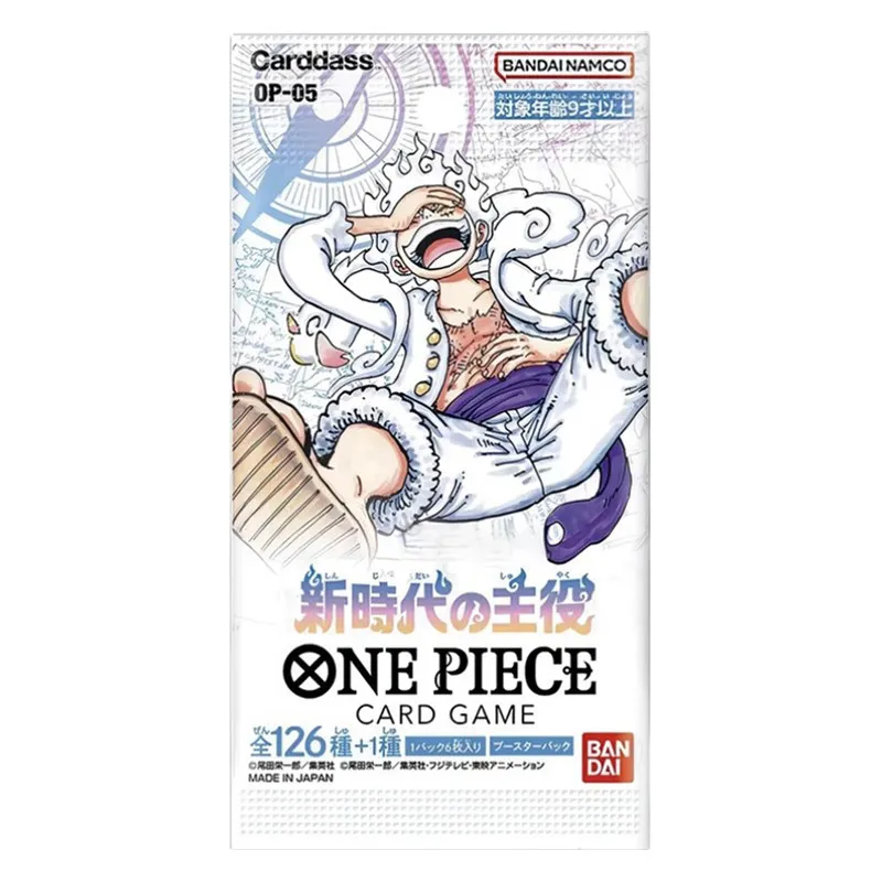 Bandai Namco One Piece Card Game Japanese Version OP01-OP12 Loose Booster Packs Collectible Trading Cards For Anime Collection