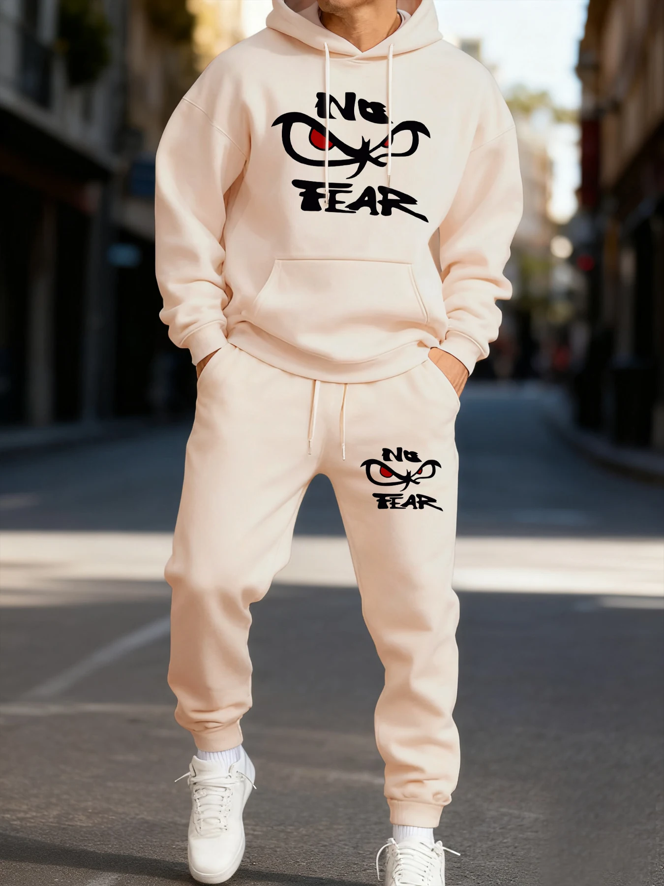 No Fear Determined Gaze Print - đánh giá và giá Streetwear Hoodie