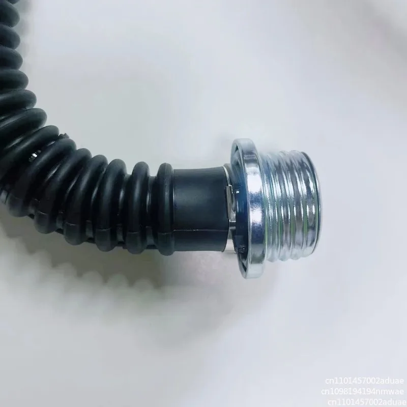 

Metal catheter connector, tracheal rubber tube assembly