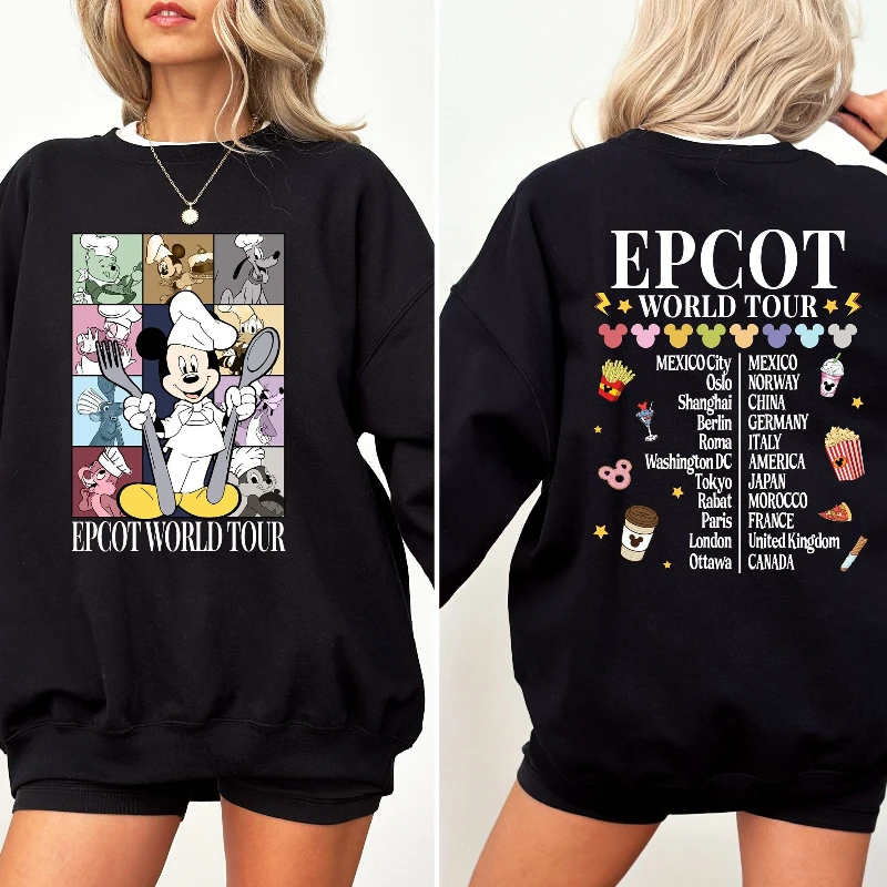 American Retro Mickey and Friends' Journey Sportswear Women's Autumn and Winter New Fashion Men's and Women's Sportswear Jacket