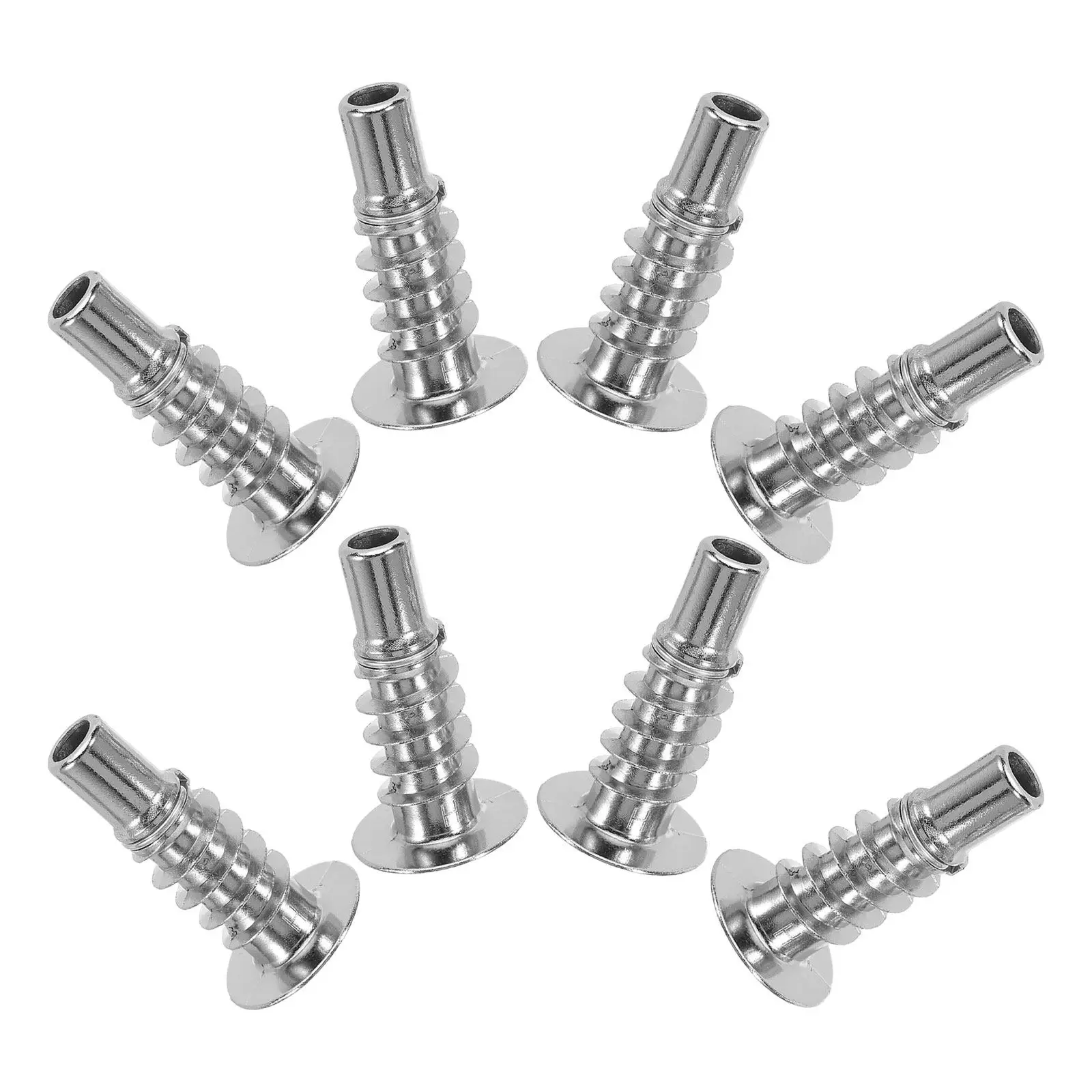 8Pcs Dual Ear Sofa Headrest Hinge Sleeves Heavy Duty Zinc Alloy Adjustable Recliner Parts Couch Hardware Replacement Insert