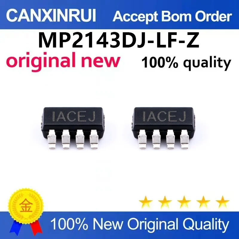 (5pcs-100pcs)Brand new original MP2143DJ-LF-Z silk screen ACE * TSOT-23-8 step-down switch power IC chip