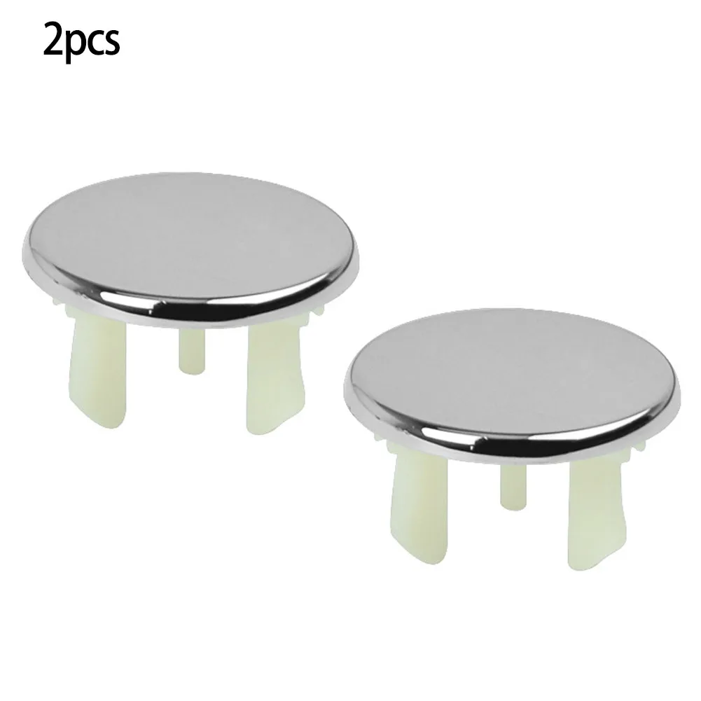 2 pezzi lavabo troppopieno anello plastica bagno troppopieno coperture per lavabo/lavandino cromato foro di ricambio per 22-24mm apertura bagno