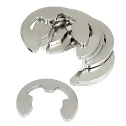 M1.5 M2 M2.5 M3 M3.5 M4 M5 M6 M8 M10 M12 M16 M20 304 Stainless E Type Clips E-clips Ring Snap Retaining Circlip Anti-corrosion