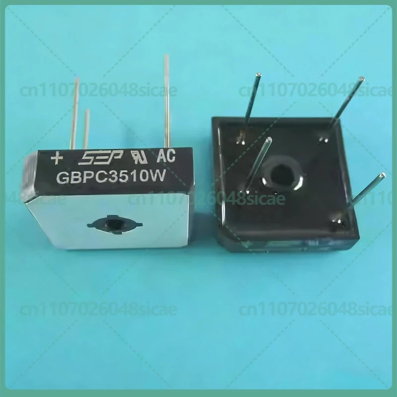 

50 шт. 100% новый выпрямительный мост GBPC3510W, ток 35А, высокое напряжение 1000В, стабильная работа, быстрая доставка