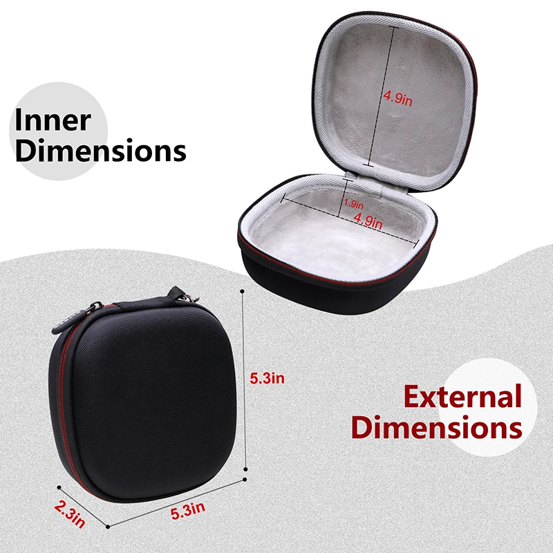 LTGEM EVA Hard Case for Binoculars 15x25 for Adults BAK4 Prism FMC Lens Binoculars Carrying Storage Bag