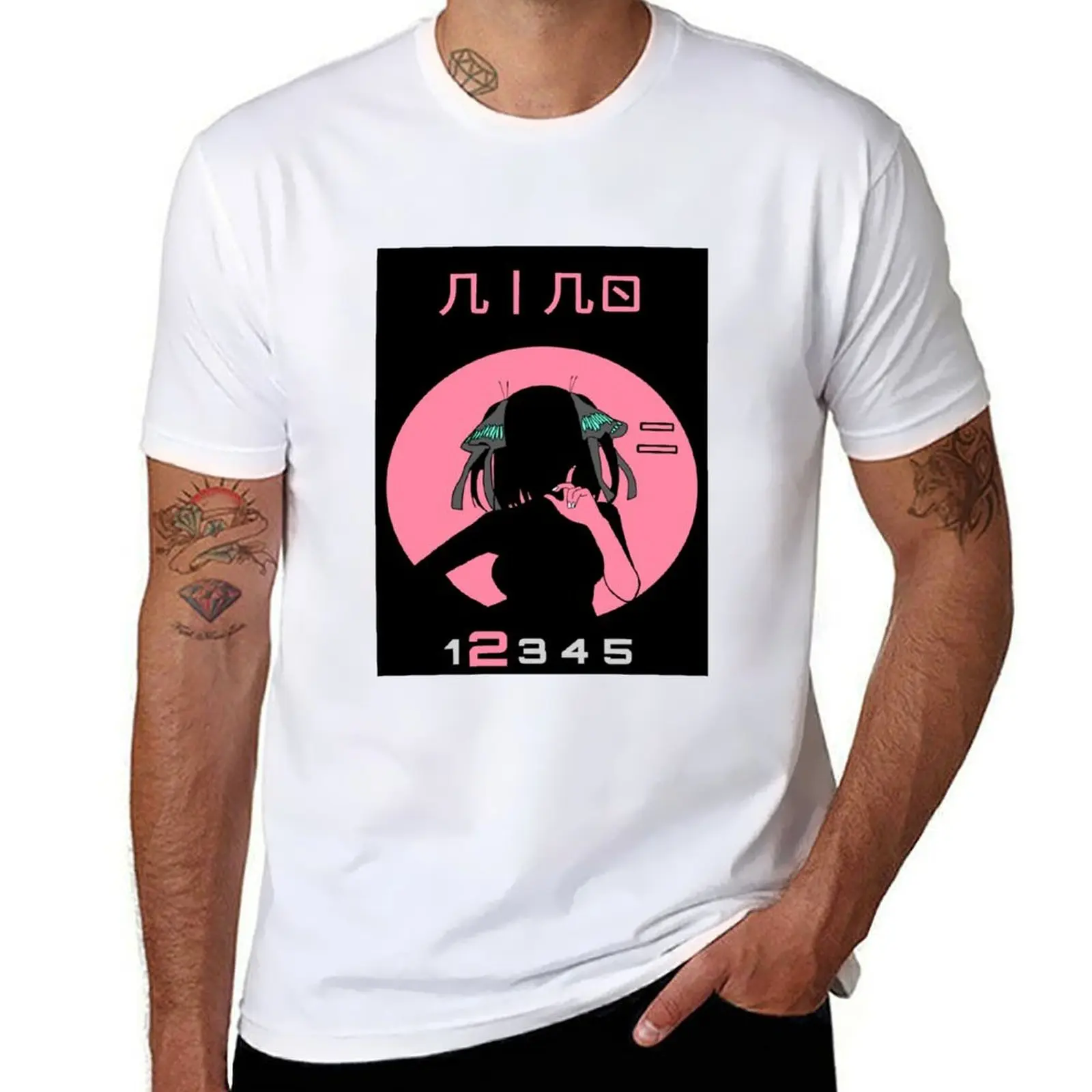 

QUINTUPLET ANIME NAKANO NINO STYLE 25 TOUBON Classic T-Shirt t shirts with prints funny t shirts cotton T-Shirt
