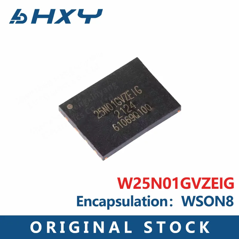 5-10PCS W25N01GVZEIG 25N01GVZEIG 25N01GVZE1G WSON8 Serial NAND flash chips In Stock