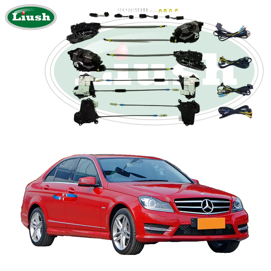

Hot Sale Liush Vacuum Auto Lock Power Electric Suction Door System Retrofit Kits For Benz C 2011-2013 Car Door Magnet Soft Close