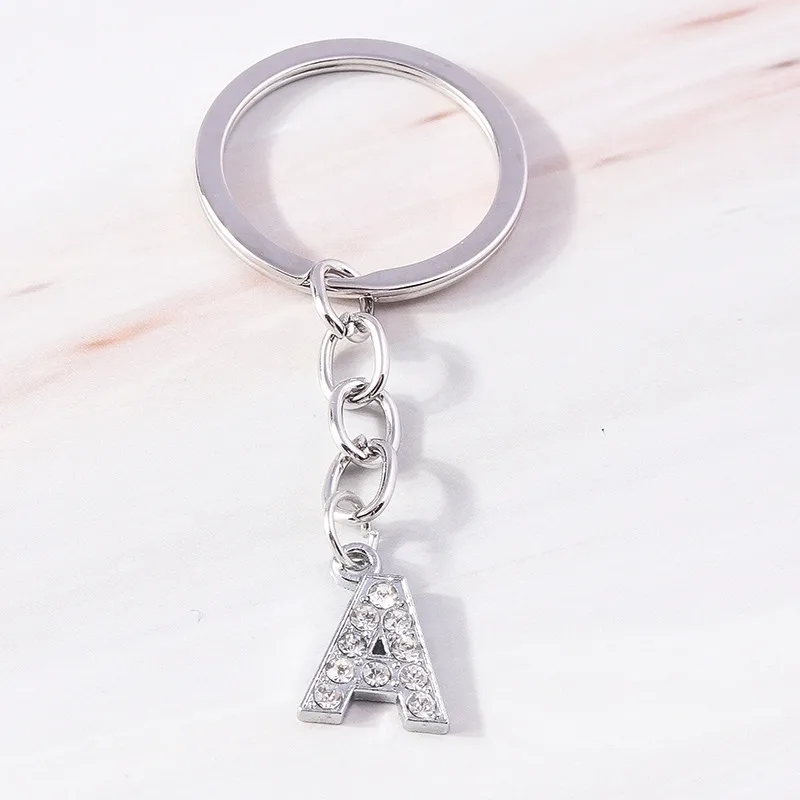 Aihua Minimalistischer Anfangsname, 26 Buchstaben, Anhänger, Schlüsselanhänger, Kristall, A-Z, Alphabet, Schlüsselanhänger für Damen und Herren, Geburtstag, Schmuck, Geschenke – Detail 7
