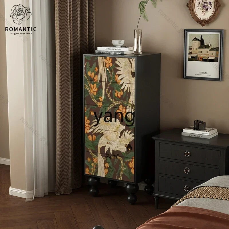 LTT خشب متين خزانة درج المنزل غرفة المعيشة أريكة خزانة جانبية غرفة نوم ركن جدار الخزانة