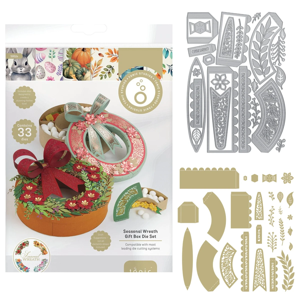 

Christmas Ornaments Metal Cutting Dies Stencils Scrapbooking Embossed DIY Inside Holiday Greetings Stamps Set Craft Decoration