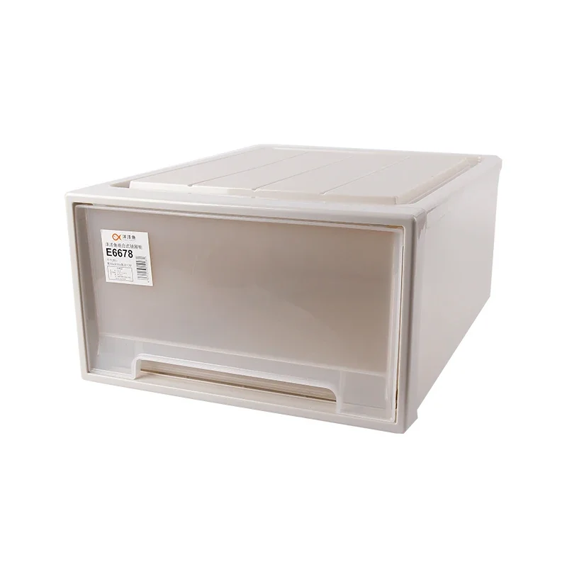 New storage box with plastic drawer style extra large transparent multi-layer