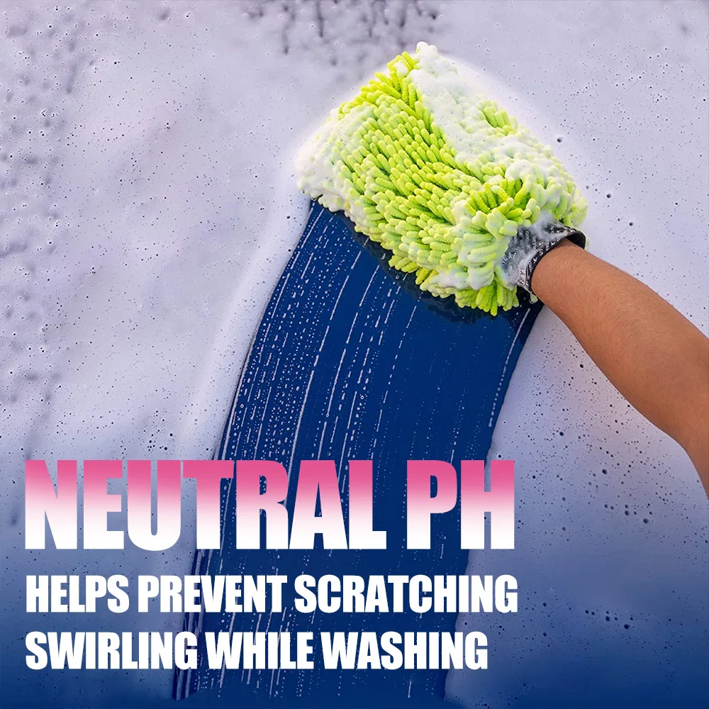 HGKJ Car Wash Soap Auto Wash Shampoo Active Foam Cleaner for For Snow Foam Lance / Foam Cannon / Foam Gun or Bucket Wash