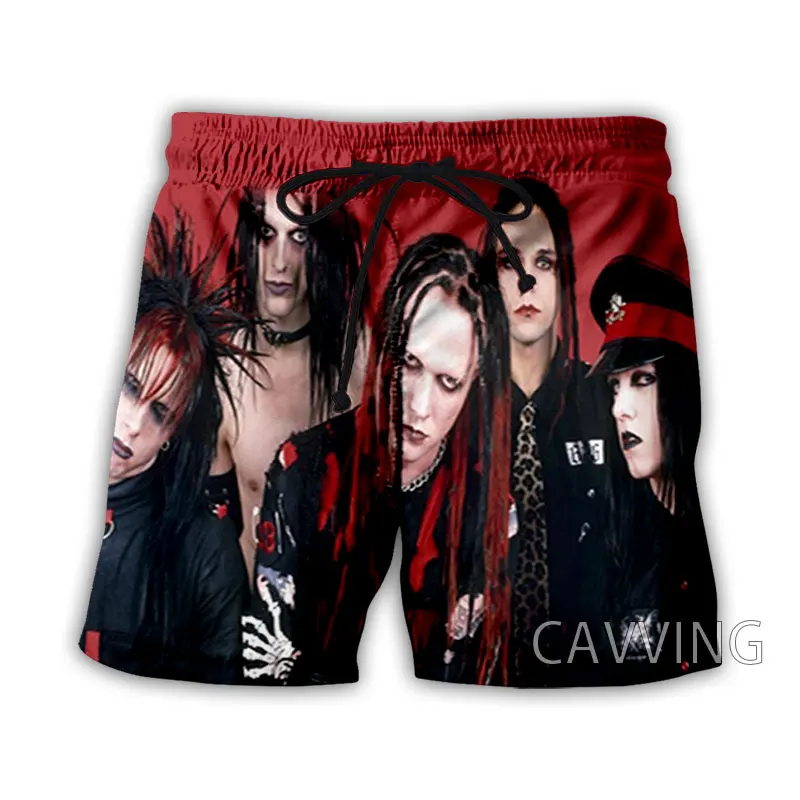 

CAVVING 3D Printed Murderdolls Rock Summer Beach Shorts Streetwear Quick Dry Casual Shorts Sweat Shorts for Women/men