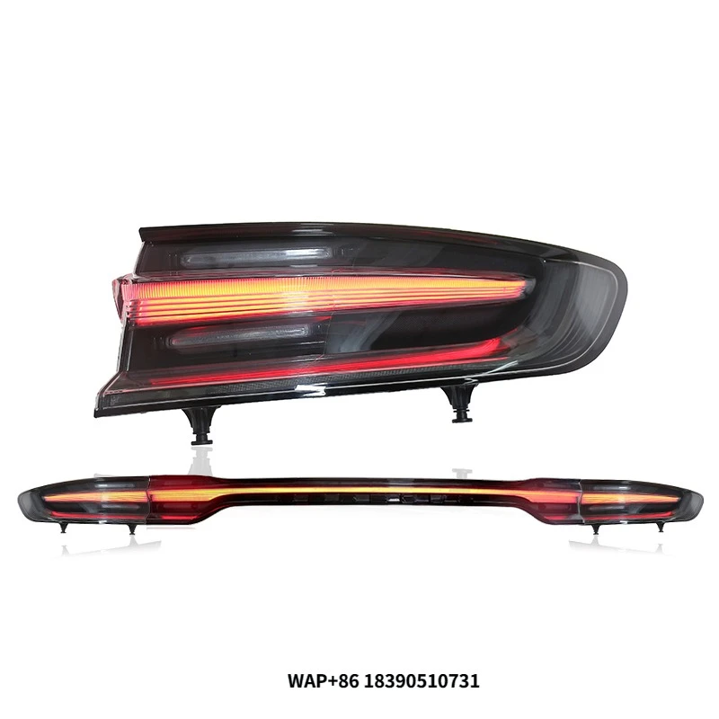 

JUSHUN LED Taillight Assembly Upgrade for Macan 2014-2017 Rear Lamp Tail Lights Throughout Taillight