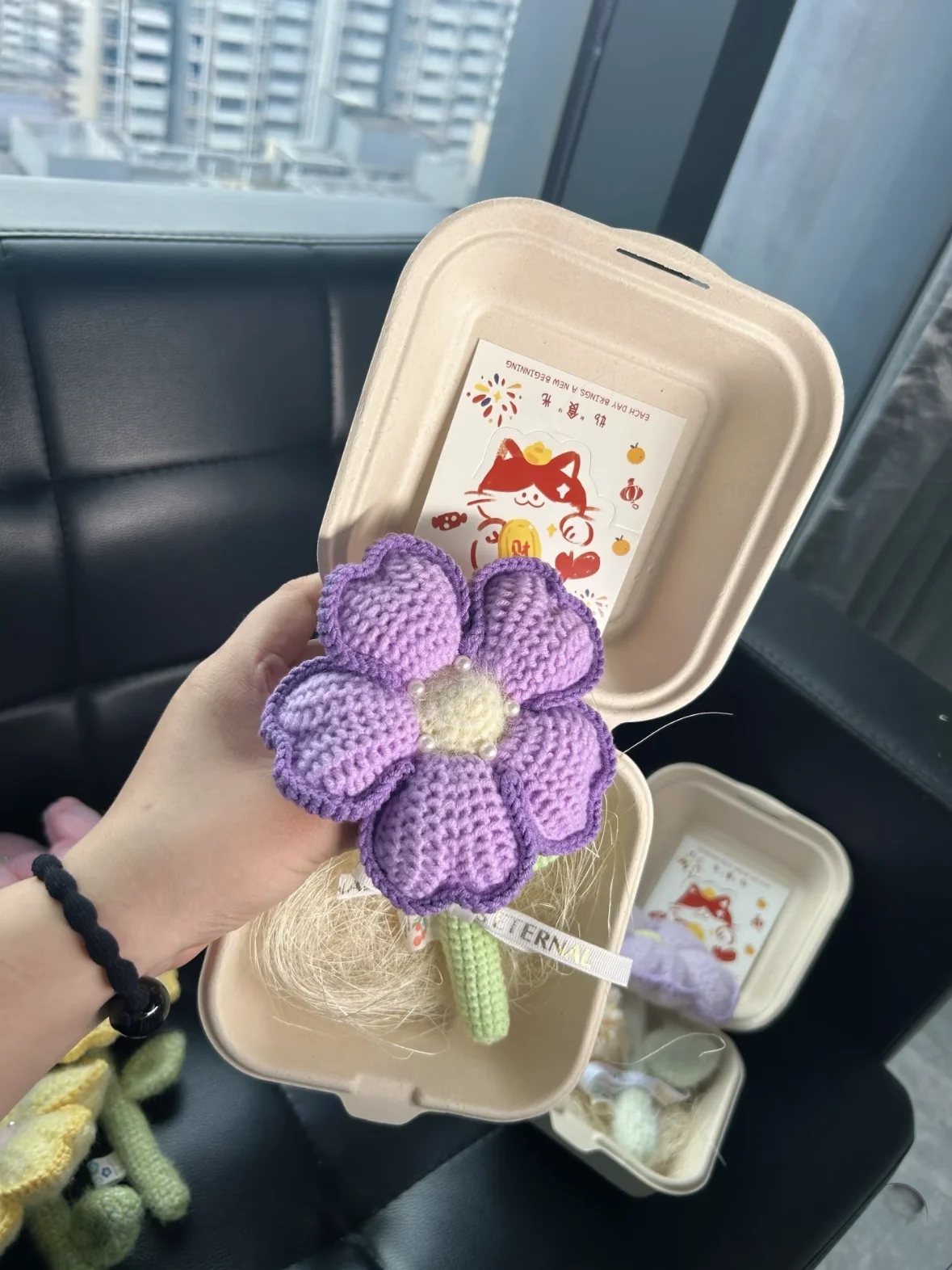 Teacher's Day Handmade Crochet Material Kit Boredom Buster Time Pass Yarn Craft Gift for Educators And DIY Enthusiasts