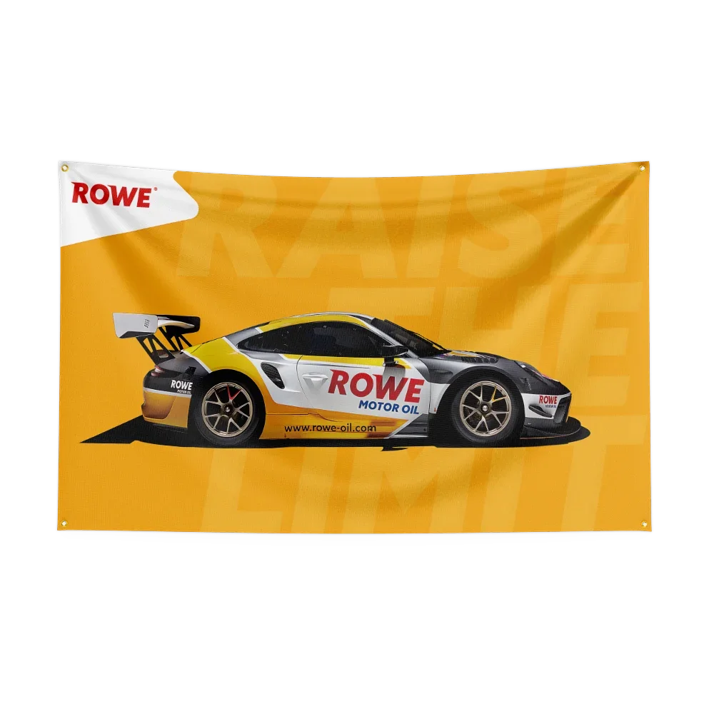 R-R-O-W-E Fuel Flag For Oil Station Garage Tuning Workshop studio fan collection home ornament