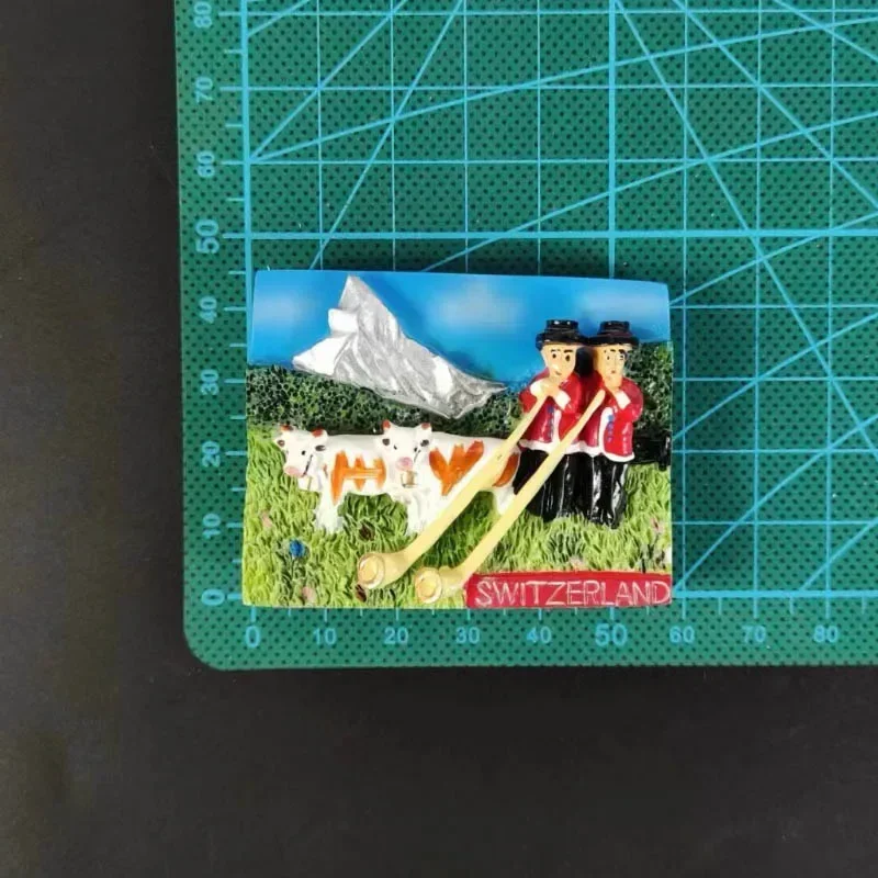 3D Refrigerator Magnet for Home Decoration, European, Luzern, Switzerland, Tourism, Landscape, Souvenir, Travel Souvenir