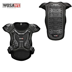 WOSAWE Motorcycle Jacket Adult Chest Back Moto Vest Racing Jacket Motocross Bike Riding Equipment Outdoor Sports
