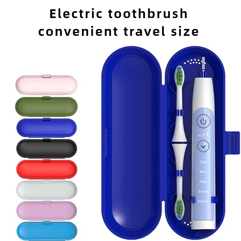1 pcToothbrush & ผู้ถือยาสีฟันพร้อมฝาครอบป้องกัน, กระเป๋าเดินทางแบบพกพาสําหรับแปรงสีฟันไฟฟ้า Oral B Handle Storage Box