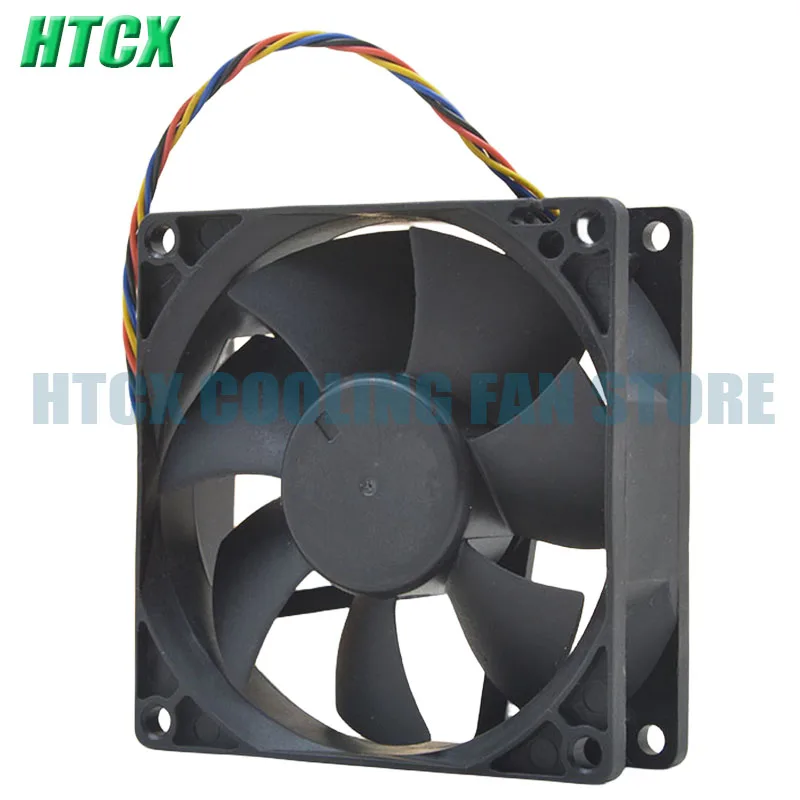 DL08025R12U  8025 8CM 12V0.5A Hydraulic Bearing  4 wires CPU fan NEW