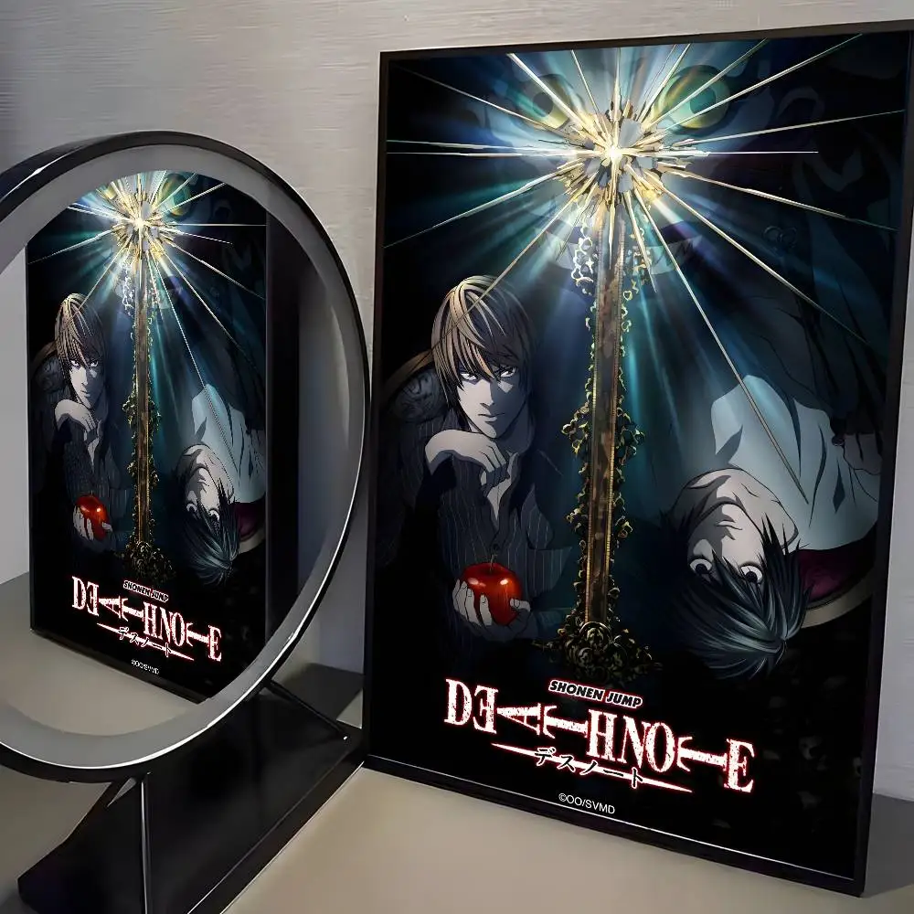 Anime Death Note DN L Klassisches Vintage-Poster Kunst HD-Leinwand Hochwertiger Ästhetischer Druck Papier Wandkunst für Wohnzimmer Heimdekoration – Detail 7
