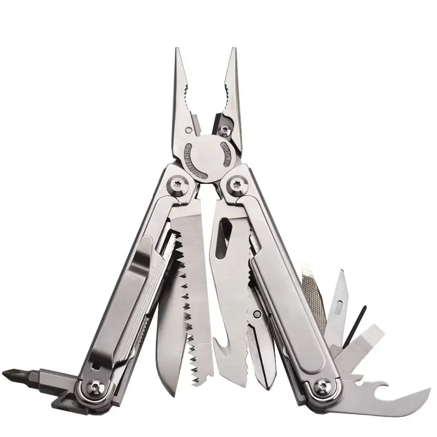Daicamping DL7 Titanium Alloy Handle Outdoors Multi-tools Clamp Folding Knife EDC Combination Multi Tools Pliers Knives