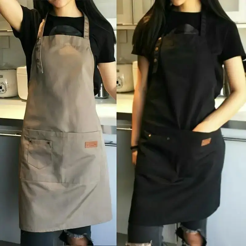 1pc Polyester Apron, Butcher Craftsmanship, Baking Chef Kitchen Cooking BBQ