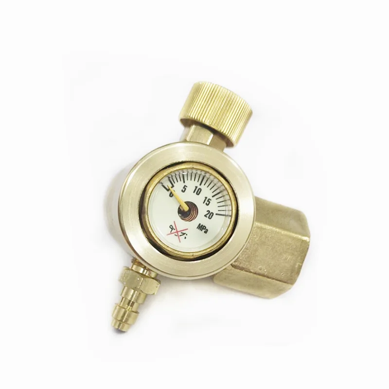 Argon Regulators Gauges Gas Argon Arc Welding Regulator Vavle 0-3000PSI Explosion-proof Pressure Gauge Argon Gas gaz Gauge