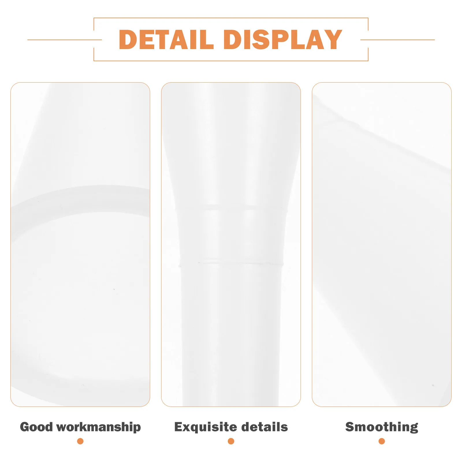 

2Pcs PP Material Sausage Filling Funnel Vertical Style Exquisite Craftsmanship Sausage Stuffer for Household Meat Processing